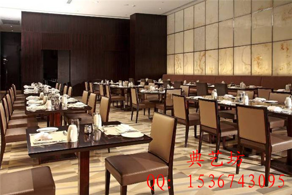 质量保证批发西餐厅桌椅，防火板餐桌配实木软包椅CTZ-1214