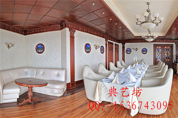 高档深圳西餐厅沙发，皮革单人位沙发椅CTS-03