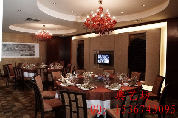 最低价深圳酒店桌椅定制，包房圆桌JDZ-13