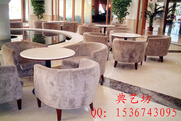 龙岗厂家定制深圳西餐厅桌椅，西餐厅沙发椅CTS-05