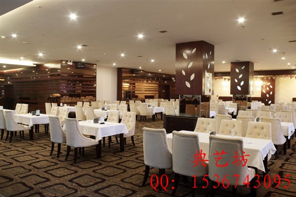 厂家特卖深圳西餐厅桌椅，6人位餐桌配椅子CTZ-16