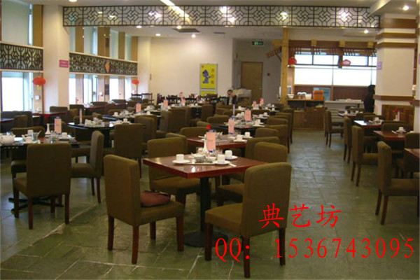 深圳休闲茶餐厅桌椅定制厂家实木餐桌配4餐椅CCTZ-08