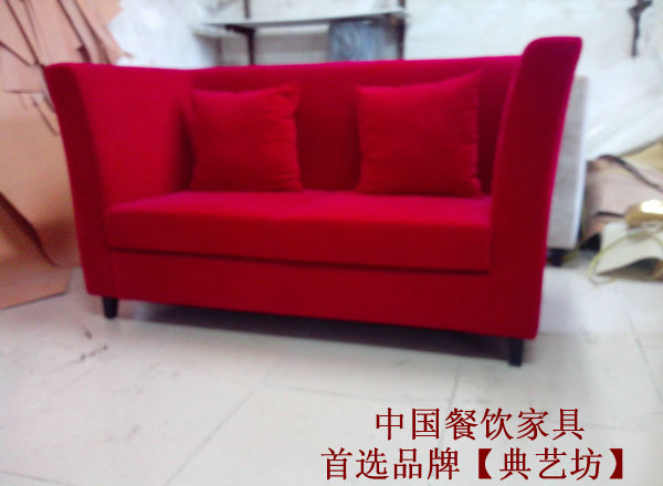 厂家批发深圳西餐厅卡座沙发，咖啡厅沙发KFTS-08