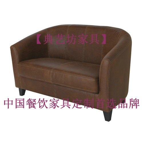 厂家推荐深圳西餐厅卡座沙发，咖啡厅沙发定做KFTS-14