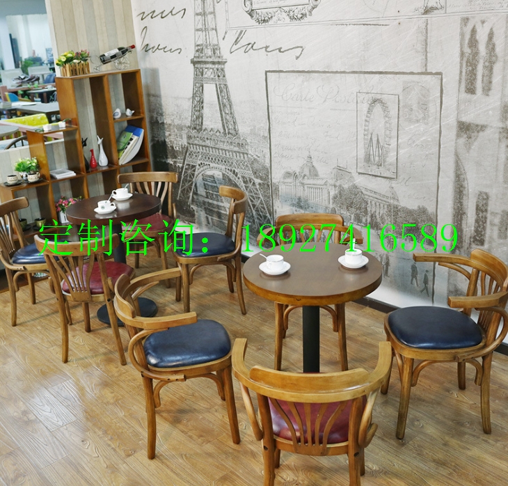 现代咖啡厅餐桌椅批发