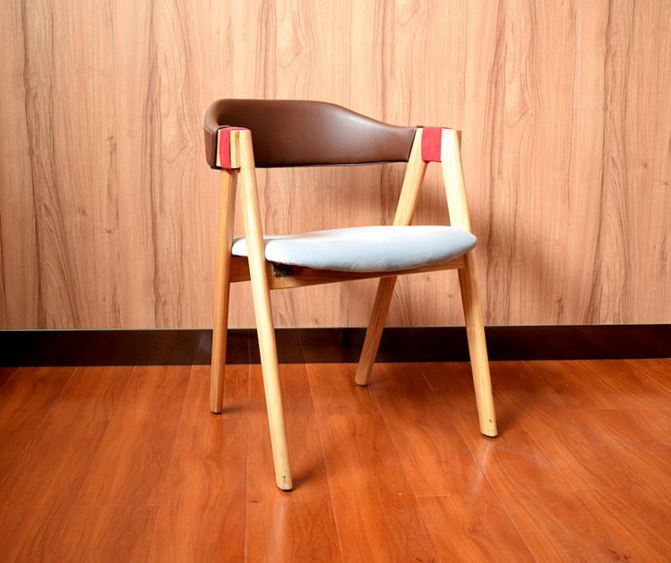 餐厅休闲餐椅实木创意款